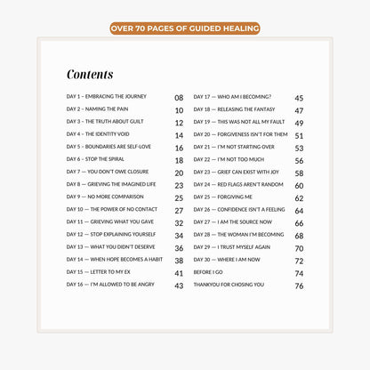 The Divorce Recovery Journal